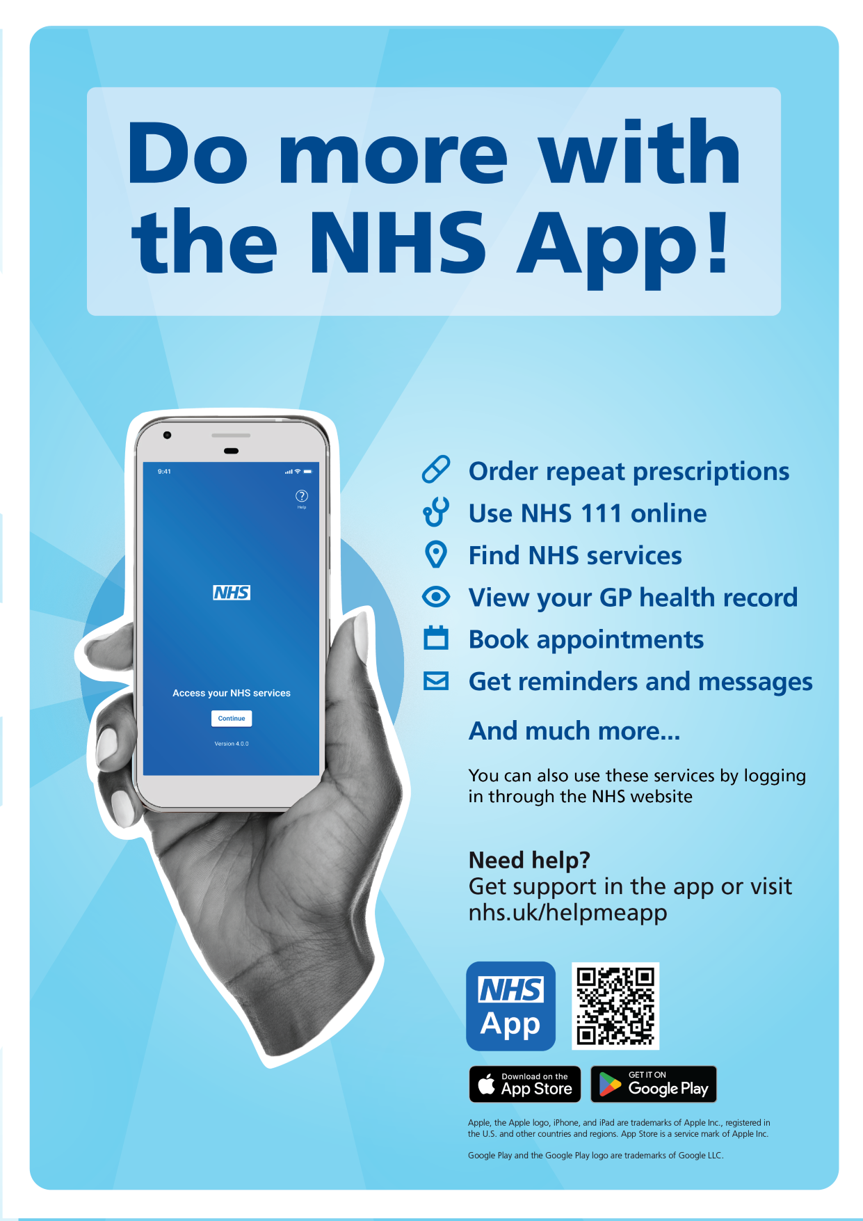 NHS App General Poster